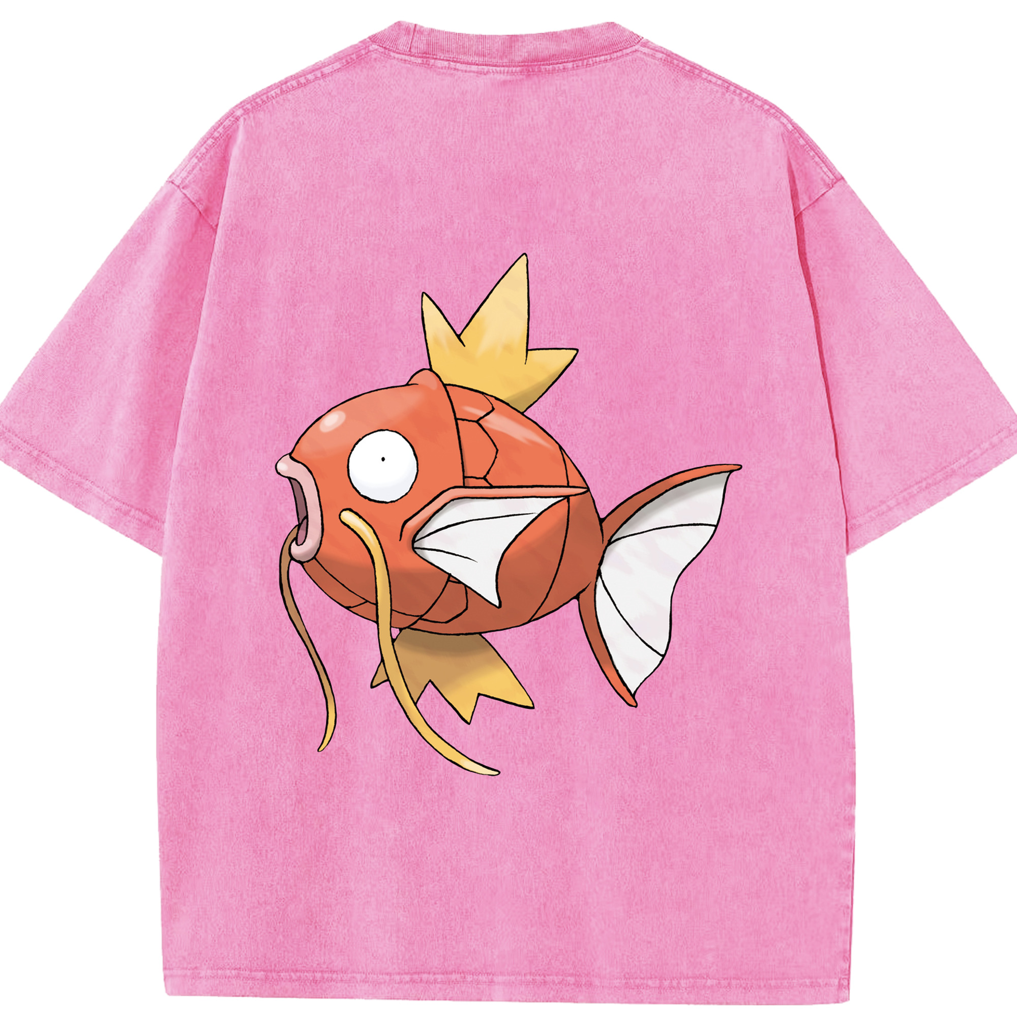 （画像用） ポケットモンスター Pokémon 綿100% ヴィンテージ風 半袖Tシャツ（背面プリント）